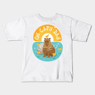 Oh Capy Day Kids T-Shirt